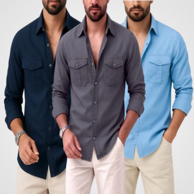 TIP BOTON  SHIRT 03 PCS