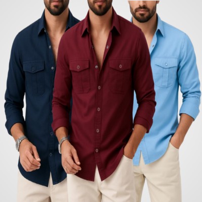 TIP BOTON  SHIRT 03 PCS