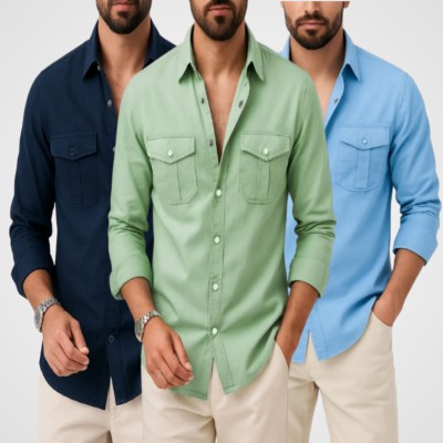 TIP BOTON  SHIRT 03 PCS