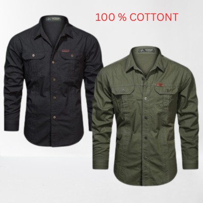 PANEL LONG SELEEVE SHIRT 02 PCS