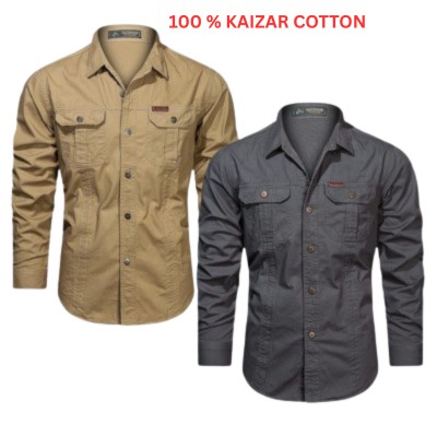 PANEL LONG SELEEVE SHIRT 02 PCS