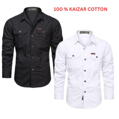 PANEL LONG SELEEVE SHIRT 02 PCS