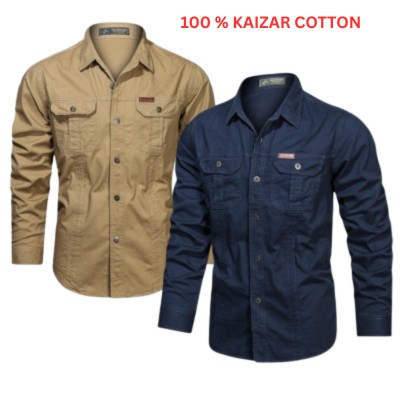 PANEL LONG SELEEVE SHIRT 02 PCS