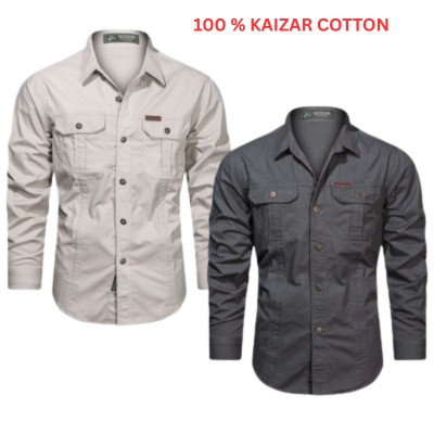 PANEL LONG SELEEVE SHIRT 02 PCS