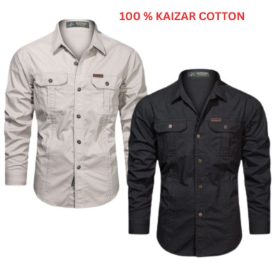 PANEL LONG SELEEVE SHIRT 02 PCS