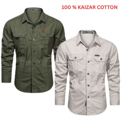 PANEL LONG SELEEVE SHIRT 02 PCS