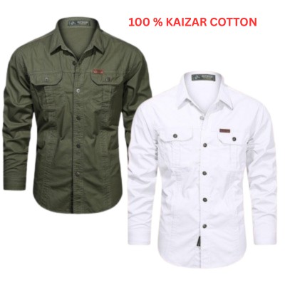 PANEL LONG SELEEVE SHIRT 02 PCS