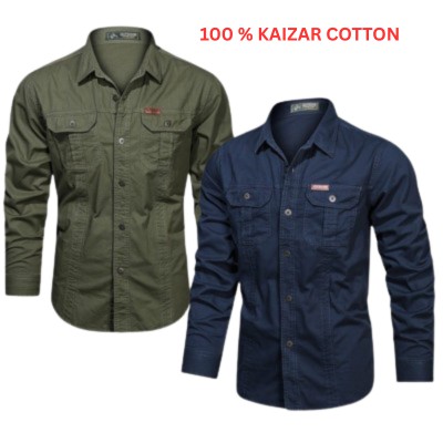 PANEL LONG SELEEVE SHIRT 02 PCS