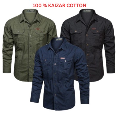 PANEL LONG SELEEVE SHIRT 03 PCS