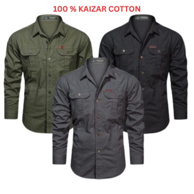 PANEL LONG SELEEVE SHIRT 03 PCS