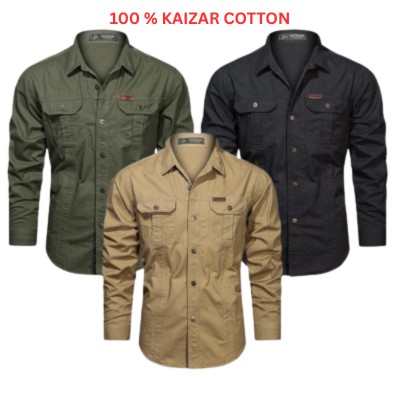 PANEL LONG SELEEVE SHIRT 03 PCS