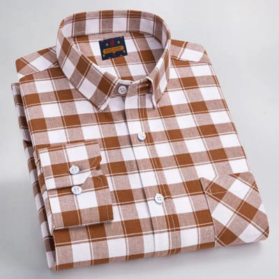 premium cotton check shirt