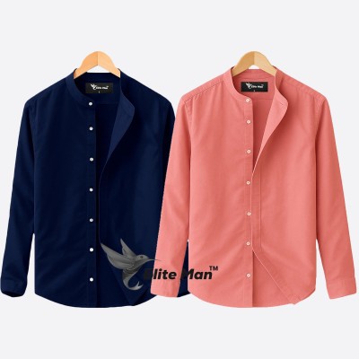 BAND COLLAR SHIRT