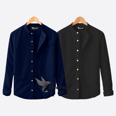 BAND COLLAR SHIRT