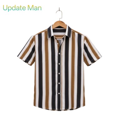 Linen Cotton Half Shirt For Men