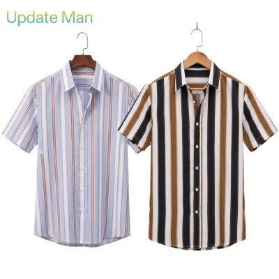 Linen Cotton Half Shirt For Men