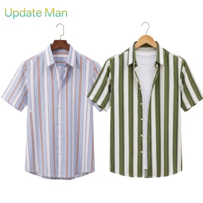 Linen Cotton Half Shirt For Men