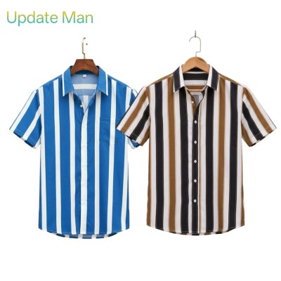 Linen Cotton Half Shirt For Men