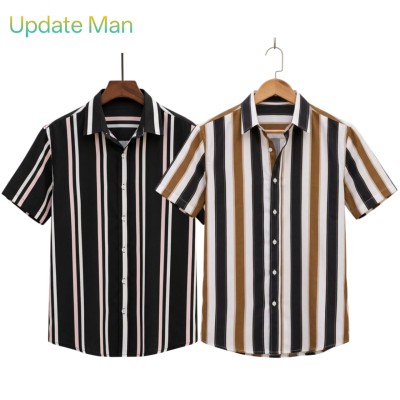 Linen Cotton Half Shirt For Men