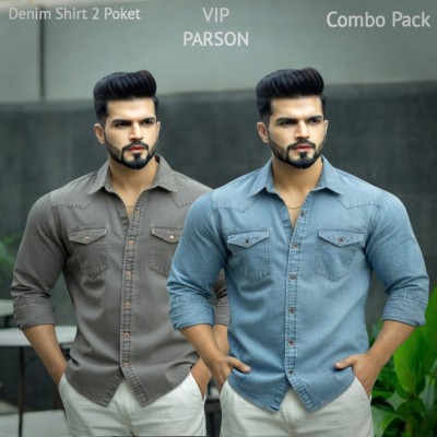 DENIM 2 POKET SHIRT