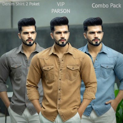 DENIM 2 POKET SHIRT